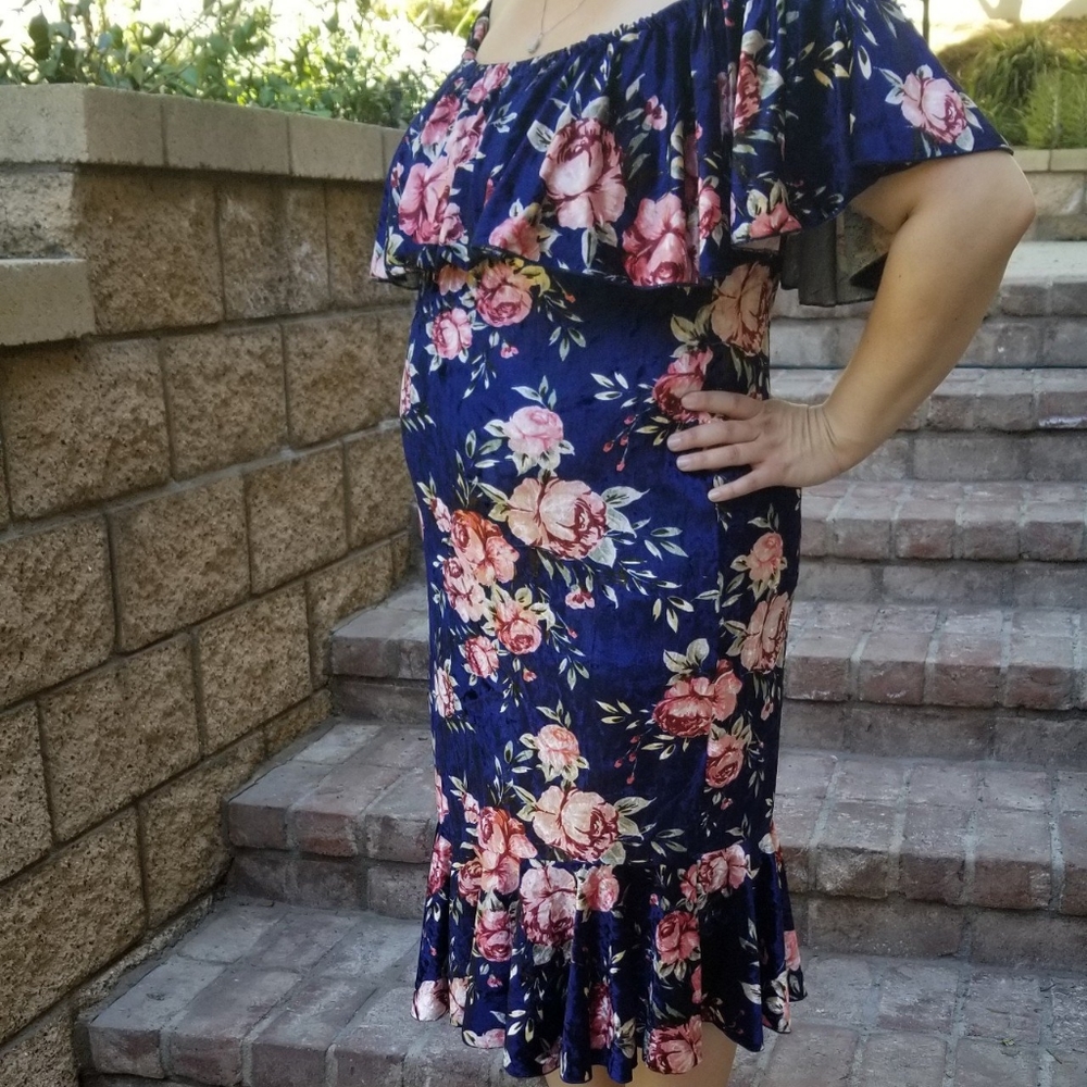 LuLaRoe velvet Cici dress size XL